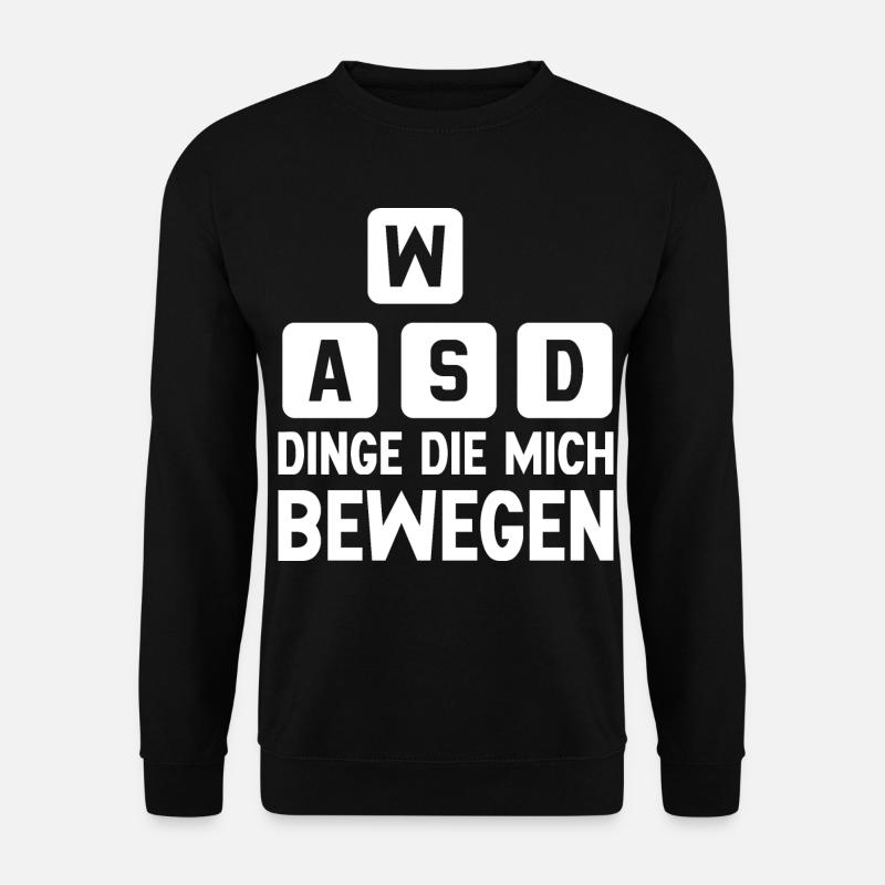 WASD - Dinge die mich bewegen - Unisex Pullover - Schwarz