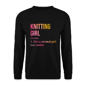 tricot - Sweat-shirt Unisexe - noir - Devant - Alina (178cm) & Michal (187cm)