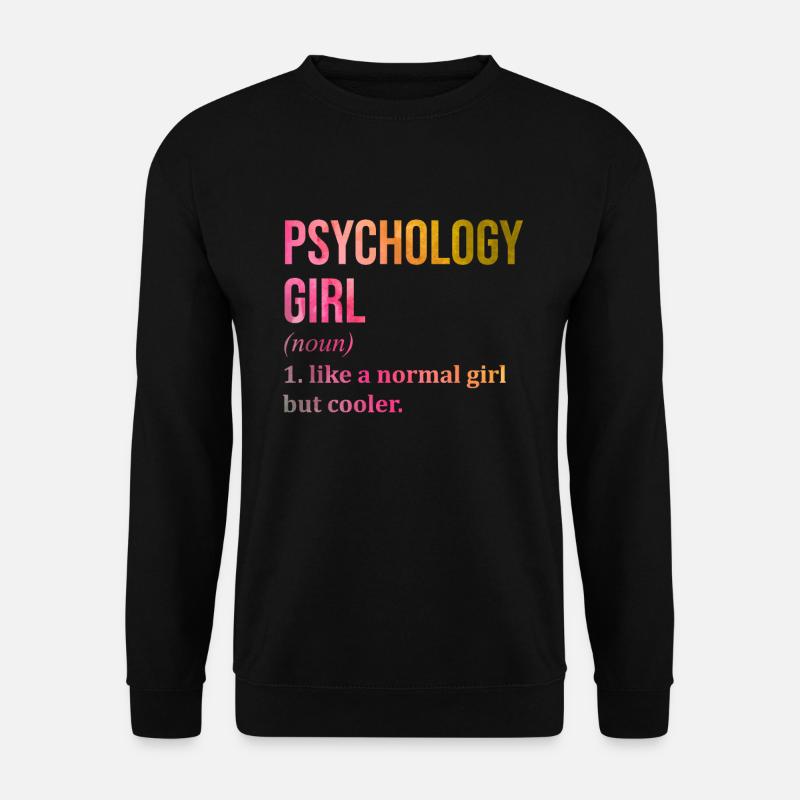 Psychologie - Unisex Pullover - Schwarz
