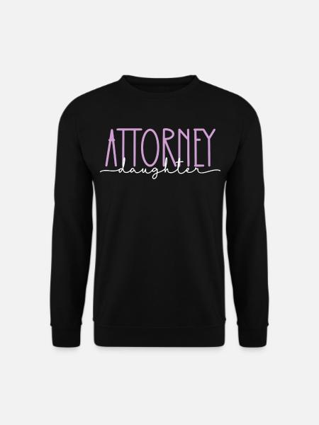 Avocat Fille Fière Cadeau Mignon - Sweat-shirt Unisexe - noir