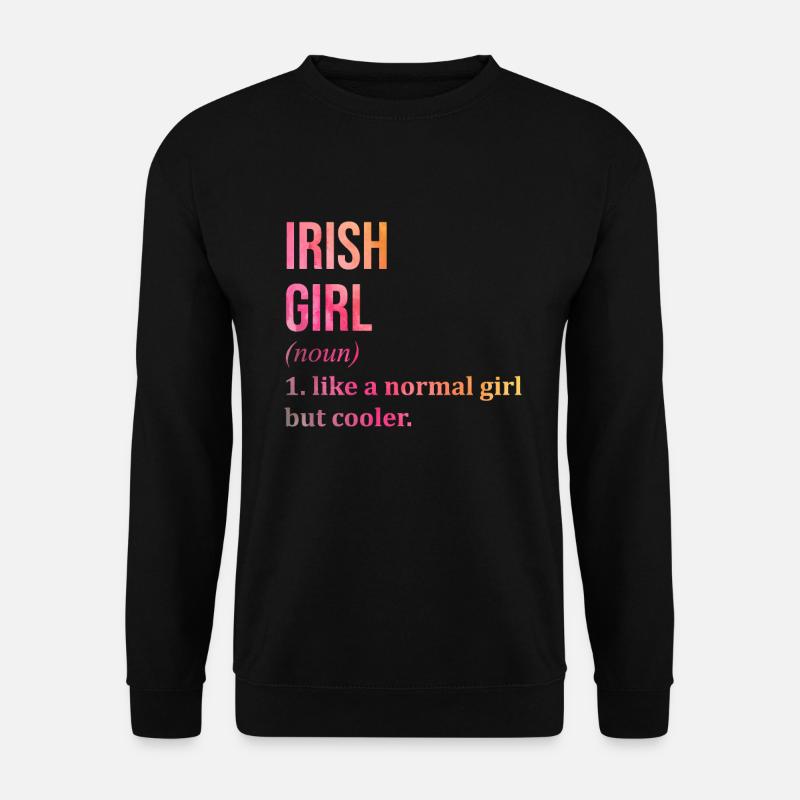 Irland - Unisex Pullover - Schwarz