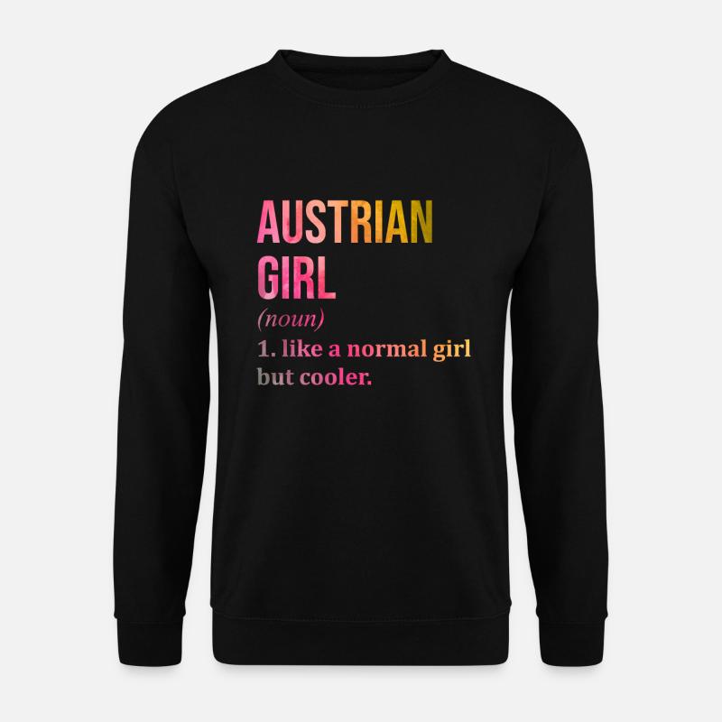 Österreich - Unisex Pullover - Schwarz