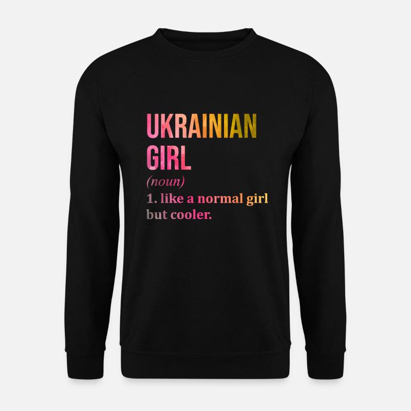 Ukraine - Unisex Pullover - Schwarz