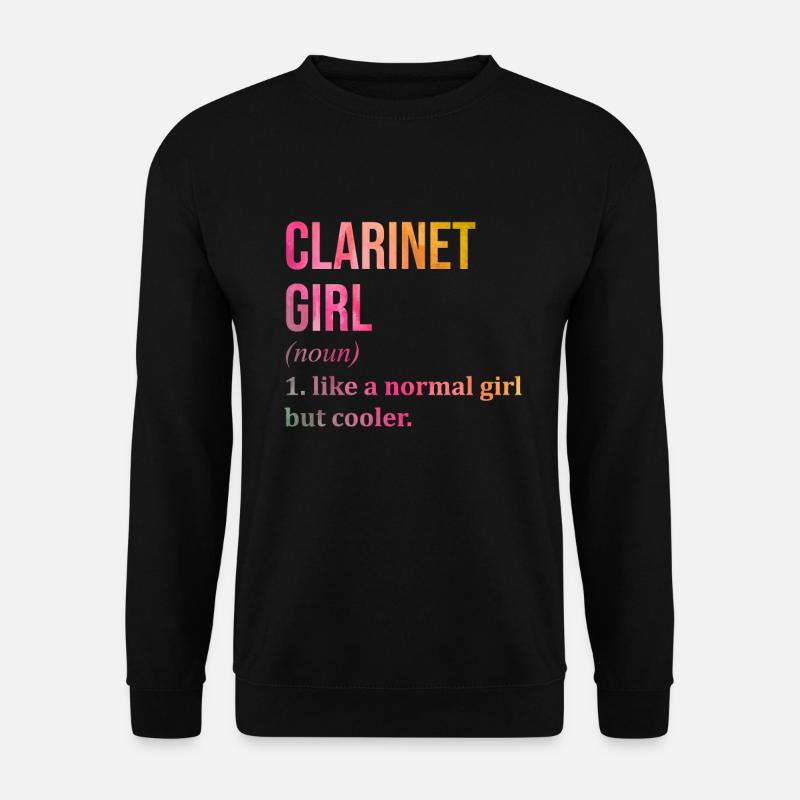 Clarinet - Unisex Sweatshirt - black