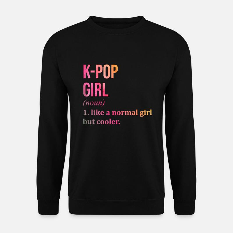 K Pop K Pop K Pop - Unisex sweater - sort