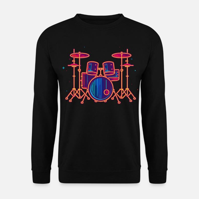 Drums Graphics - Unisex Sweatshirt - black