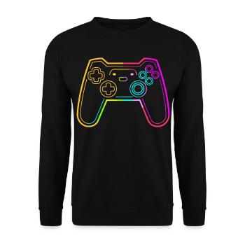 Croquis de jeux vidéo - Sweat-shirt Unisexe - noir - Devant - Alina (178cm) & Michal (187cm)