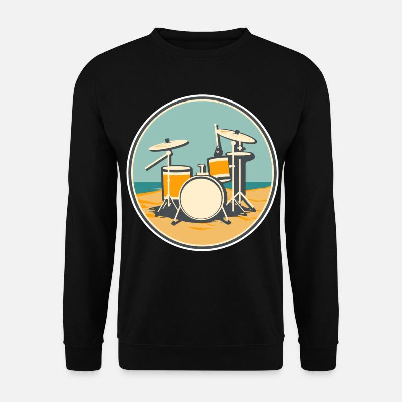 Illustration de batterie - Sweat-shirt Unisexe - noir