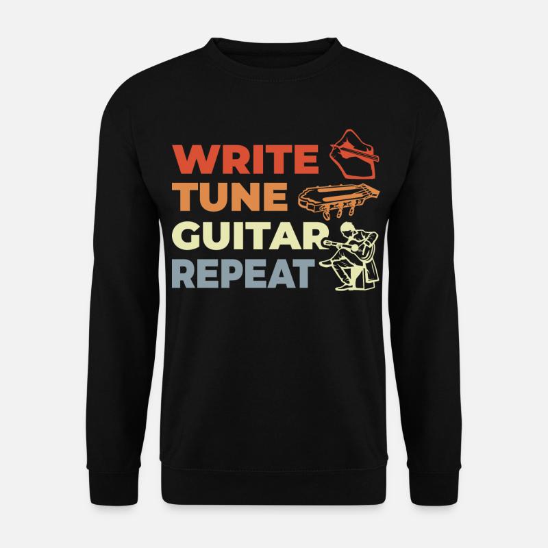 Gitarrist Zitat - Unisex Pullover - Schwarz