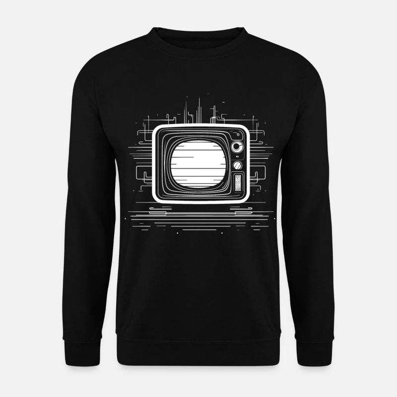 Sketch télévisé à l’ancienne - Sweat-shirt Unisexe - noir
