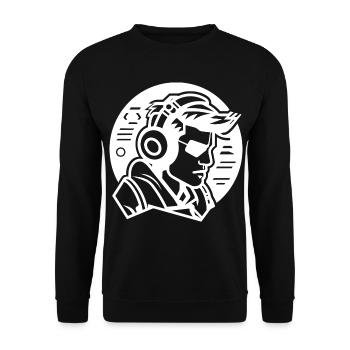 Amateurs de jeux vidéo - Sweat-shirt Unisexe - noir - Devant - Alina (178cm) & Michal (187cm)