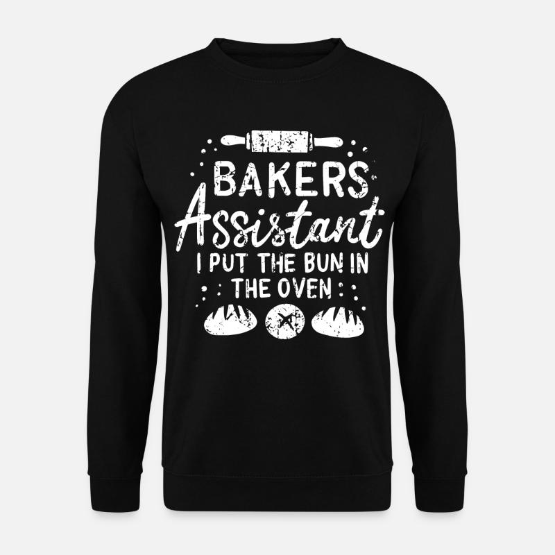 Assistante commerciale boulangerie - Sweat-shirt Unisexe - noir