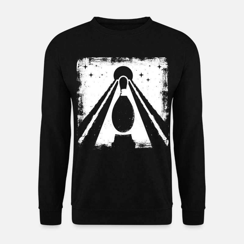 Graphique de quilles de bowling - Sweat-shirt Unisexe - noir