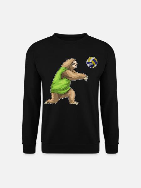Bradipo Pallavolo Giocatore Pallavolo - Felpa unisex - nero