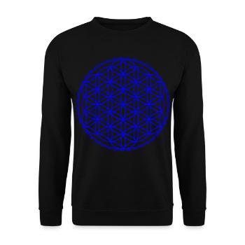 Fleur de vie | Couleur changeante - Sweat-shirt Unisexe - noir - Devant - Alina (178cm) & Michal (187cm)