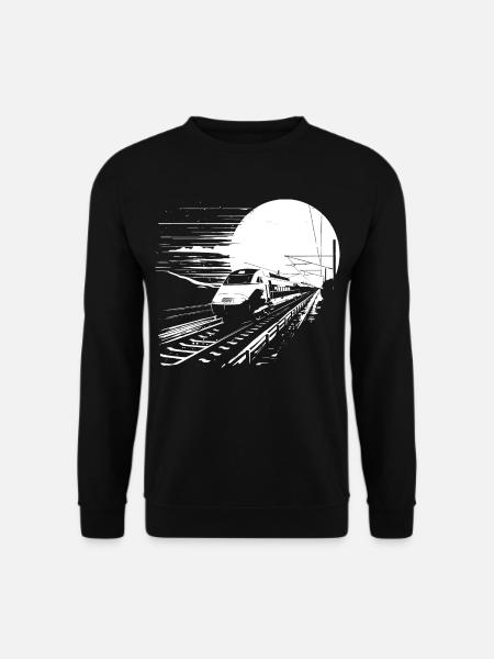 Graphique ferroviaire - Sweat-shirt Unisexe - noir