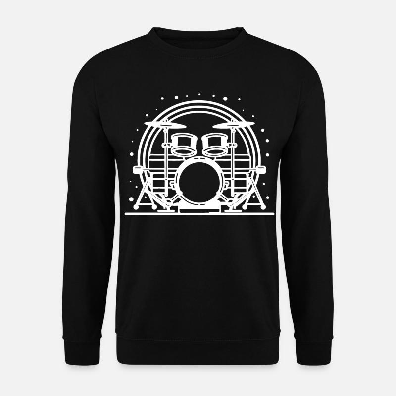 Schlagzeug - Unisex Pullover - Schwarz