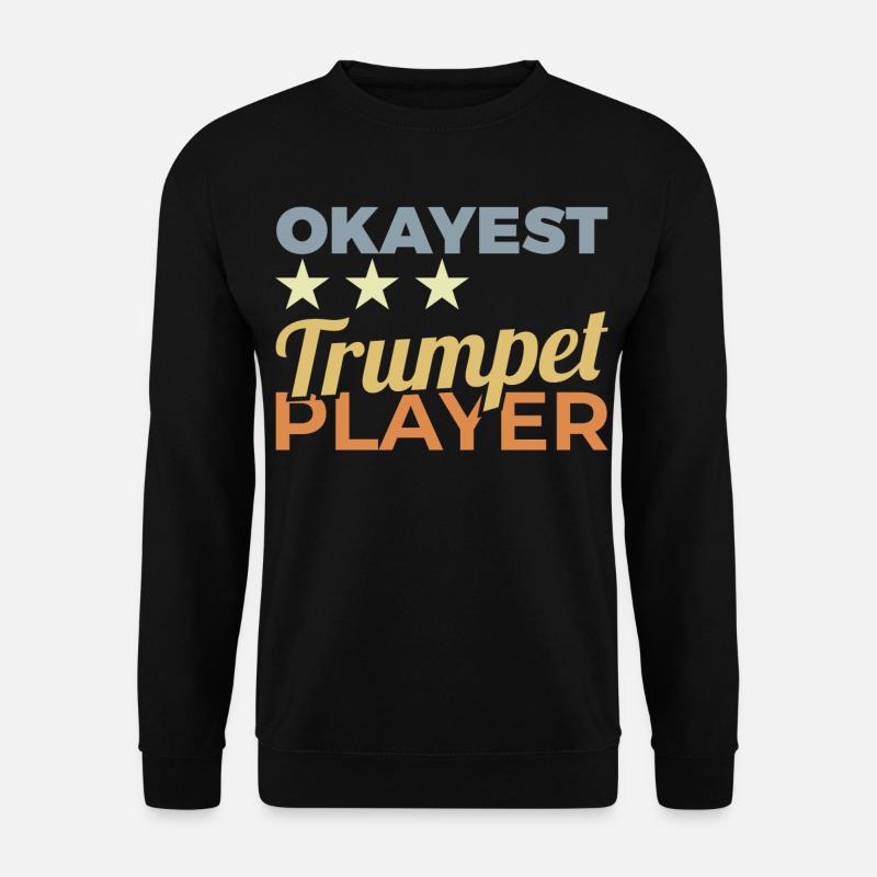 Average trumpeter - Unisex Sweatshirt - black