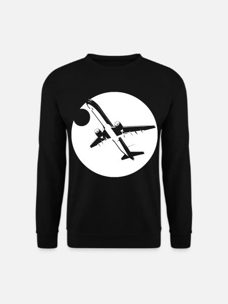 Aviator Drawing - Unisex Sweatshirt - black