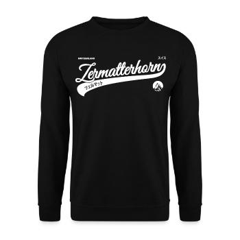 ZERMATTERHORN - Unisex Pullover - Schwarz - Vorne - Alina (178cm) & Michal (187cm)