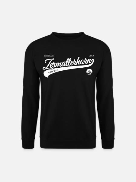 ZERMATTERHORN - Unisex Pullover - Schwarz
