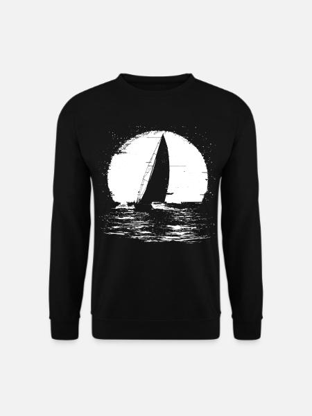 Sailboat - Unisex Sweatshirt - black
