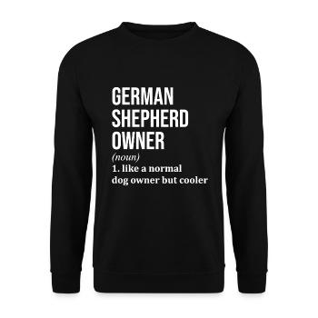 Berger allemand - Sweat-shirt Unisexe - noir - Devant - Alina (178cm) & Michal (187cm)