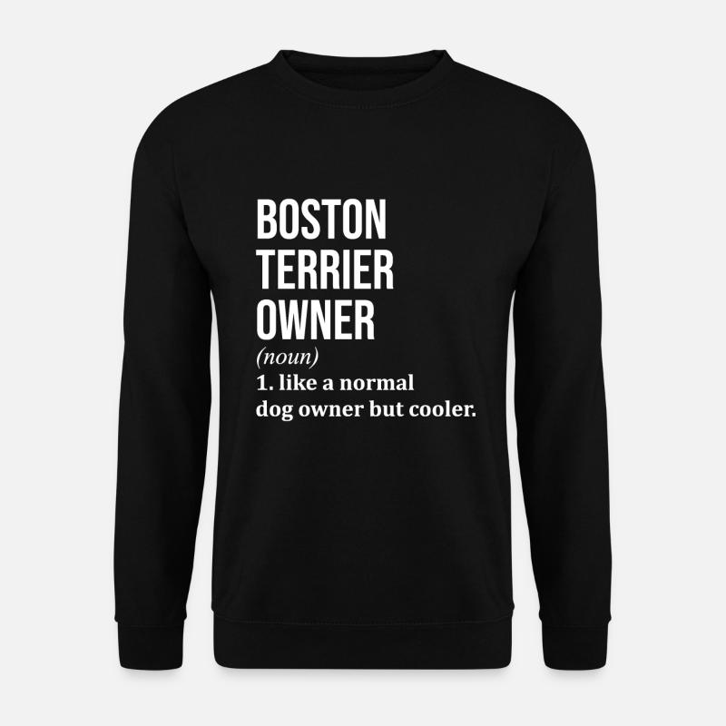 Boston Terrier - Unisex Sweatshirt - black