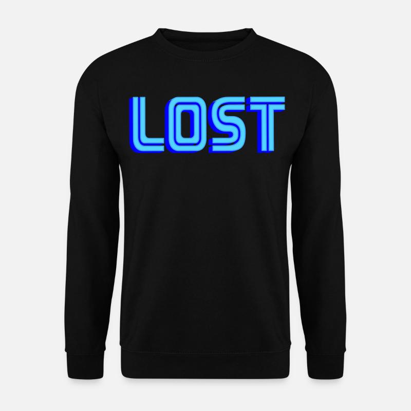LOST | Farben änderbar - Unisex Pullover - Schwarz