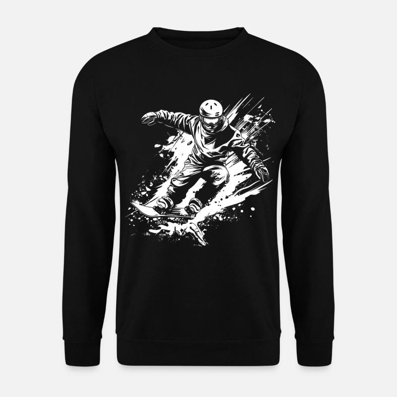 Snowboarder - Unisex Pullover - Schwarz