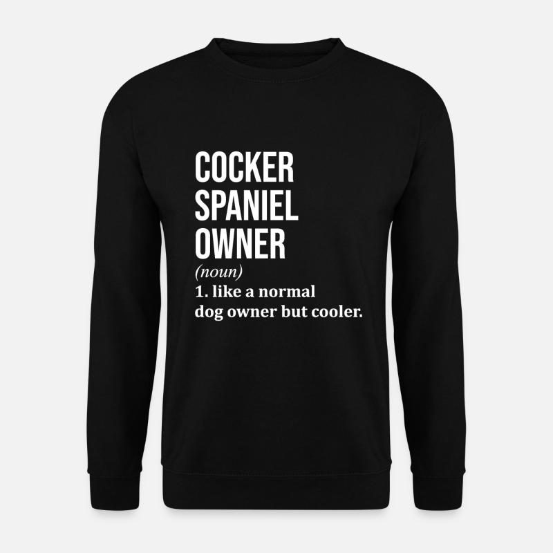 Cocker Spaniel - Unisex Sweatshirt - black