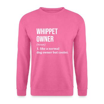 whippet - Unisex Pullover - Pink - Vorne
