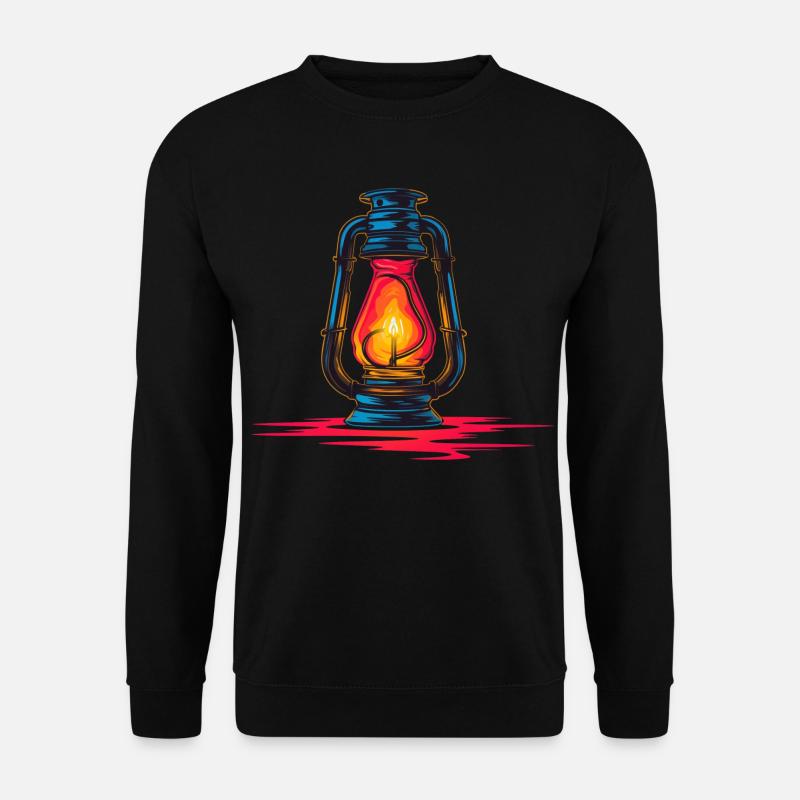 Laterne Steamwave - Unisex Pullover - Schwarz