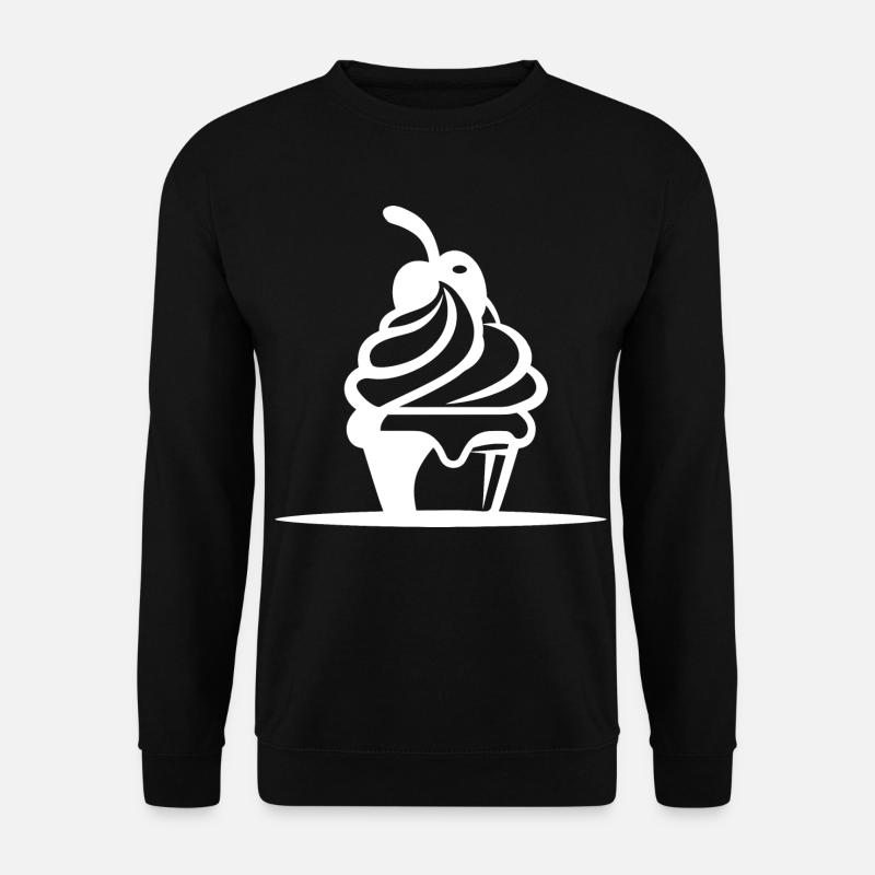 Ice Cream Graphic - Unisex Sweatshirt - black