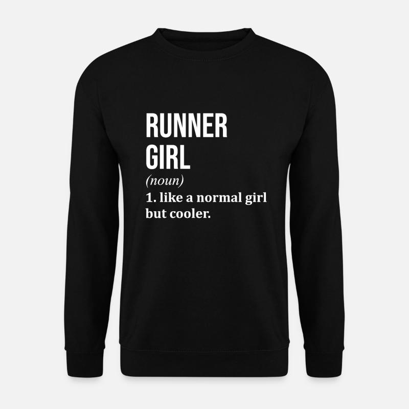 Run - Unisex Sweatshirt - black