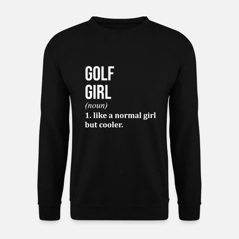 Golf - Unisex Pullover - Schwarz
