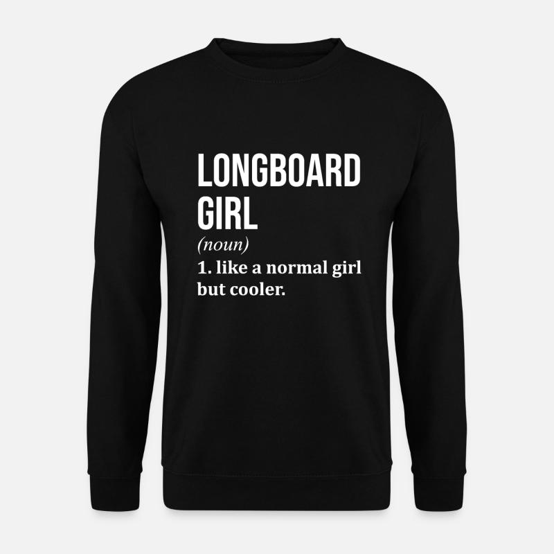 Longboard - Unisex Pullover - Schwarz