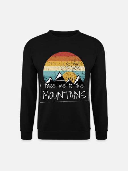 Hiking Hikes - Unisex Sweatshirt - black