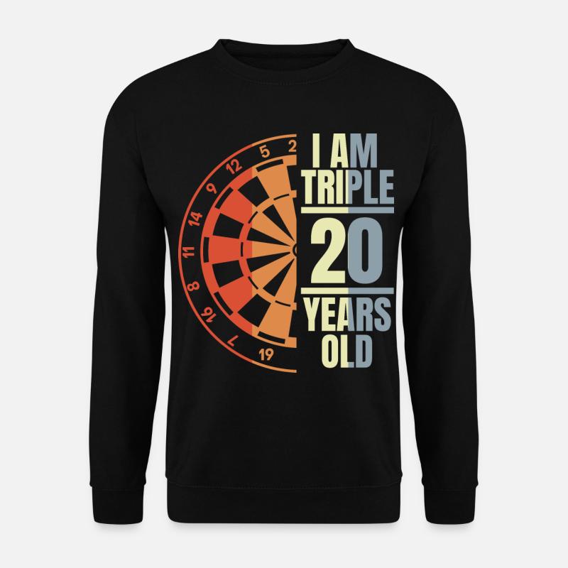 Dart Opa - Unisex Pullover - Schwarz