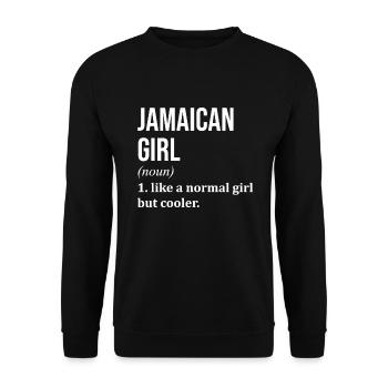 Jamaïque - Sweat-shirt Unisexe - noir - Devant - Alina (178cm) & Michal (187cm)