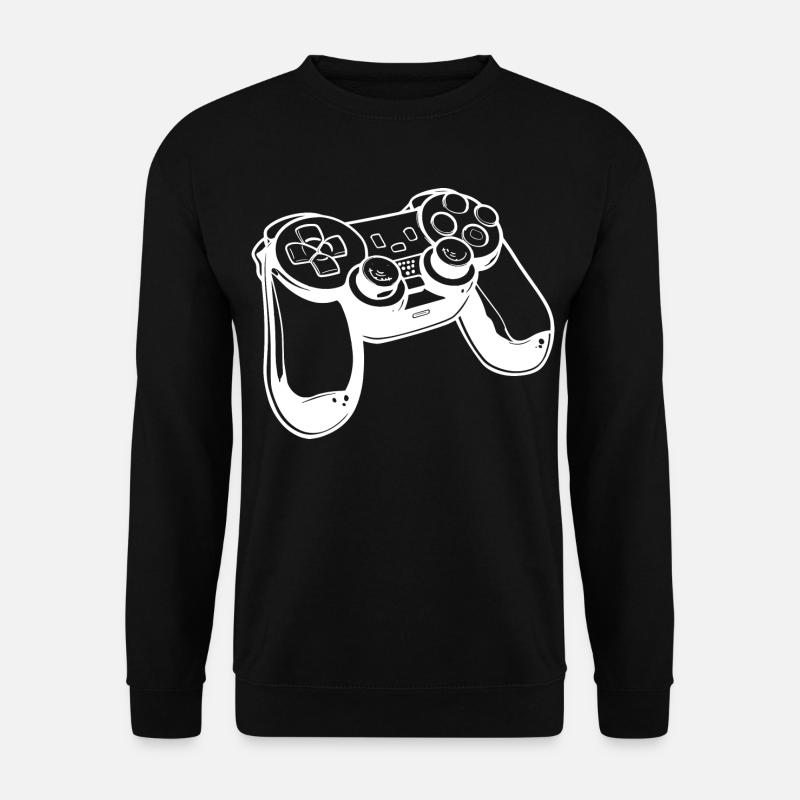 Game Controller Sketch - Unisex Sweatshirt - black
