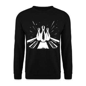 Bowling - Sweat-shirt Unisexe - noir - Devant - Alina (178cm) & Michal (187cm)