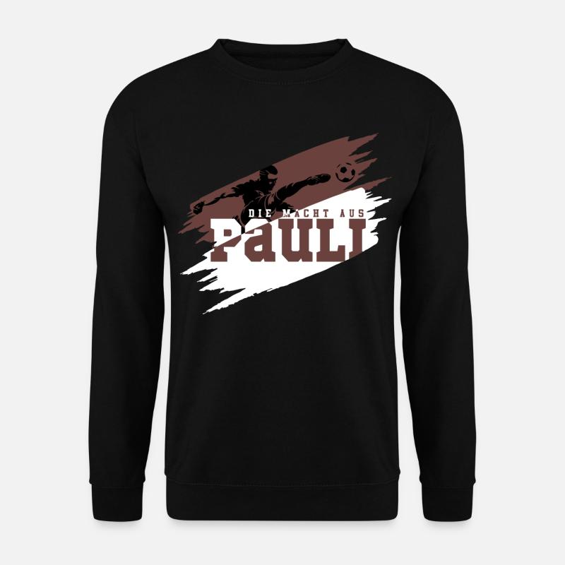 Fussballfans Pauli Die Macht aus dem Norden - Unisex Pullover - Schwarz