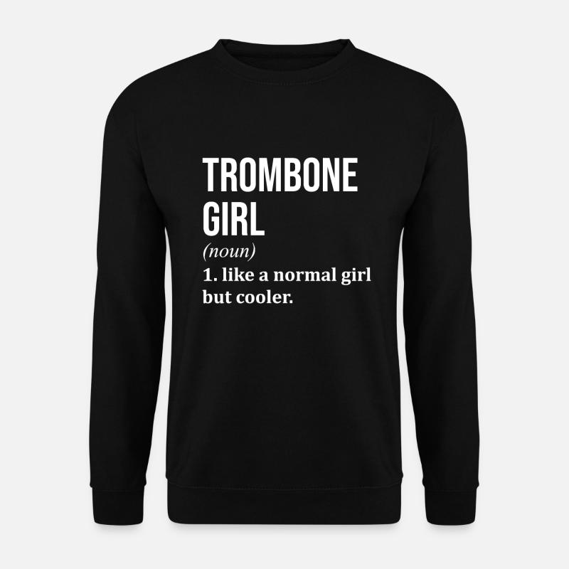 Trombone - Unisex Sweatshirt - black