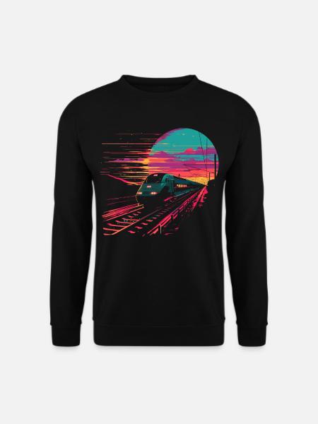 Eisenbahn - Unisex Pullover - Schwarz