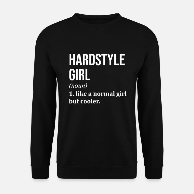 HARDSTYLE - Unisex Pullover - Schwarz
