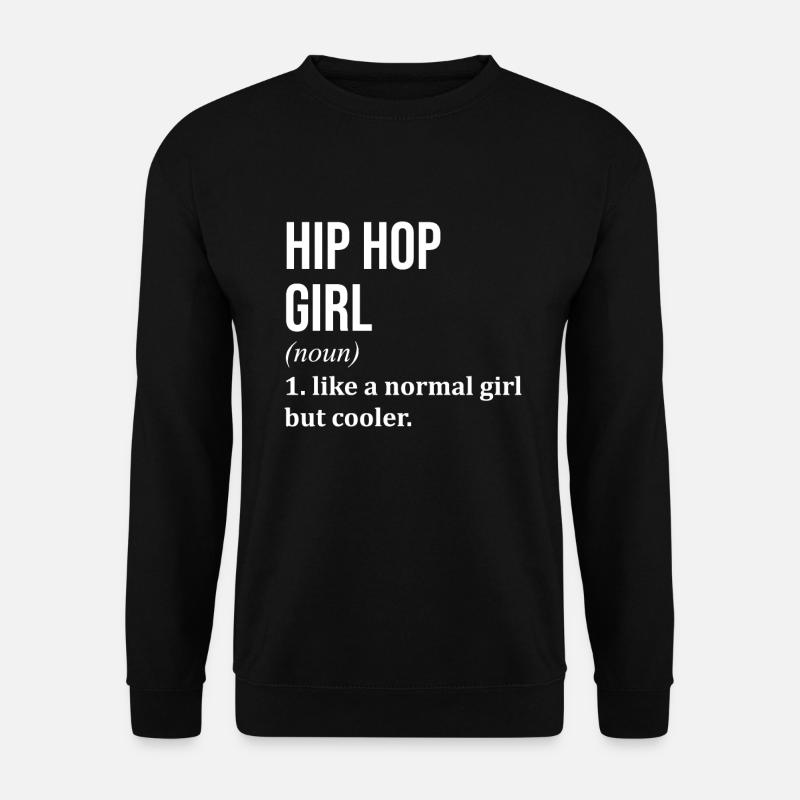 Hip-Hop (Englisch) - Unisex Pullover - Schwarz