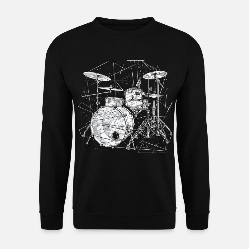 Drums Graphics - Unisex Sweatshirt - black