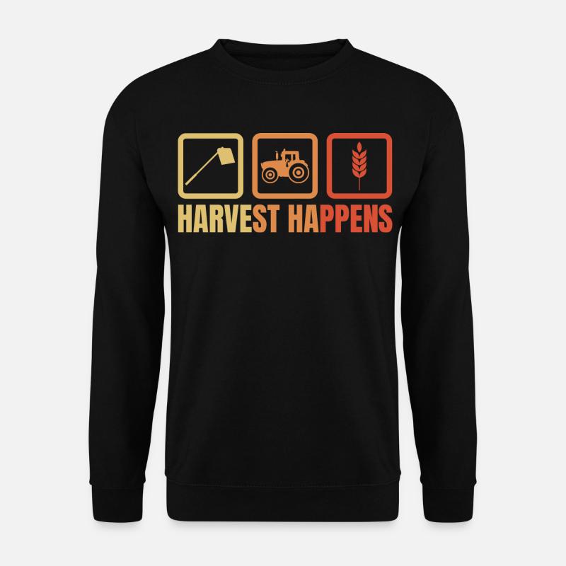 Harvest Happens - Unisex Pullover - Schwarz