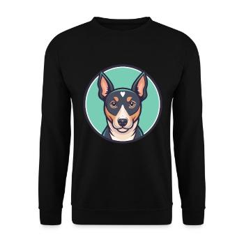 Ca Rater Mallorqui Hunderasse Karikatur Kawaii - Unisex Pullover - Schwarz - Vorne - Alina (178cm) & Michal (187cm)